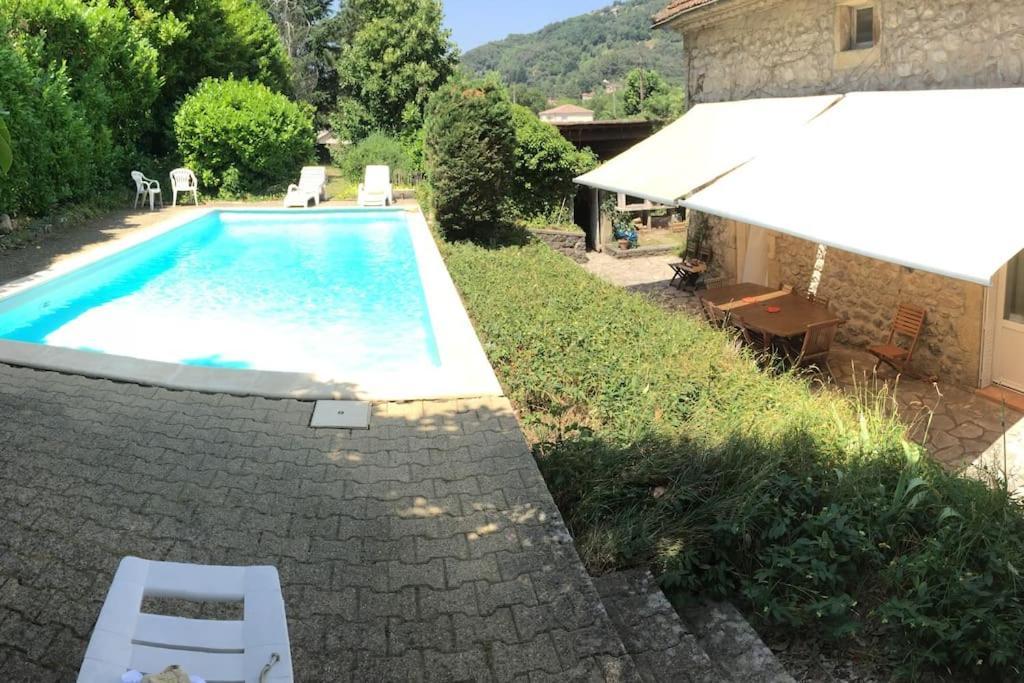 Grande Maison Familiale En Pierres Sud Ardeche Lalevade-d'Ardeche Luaran gambar