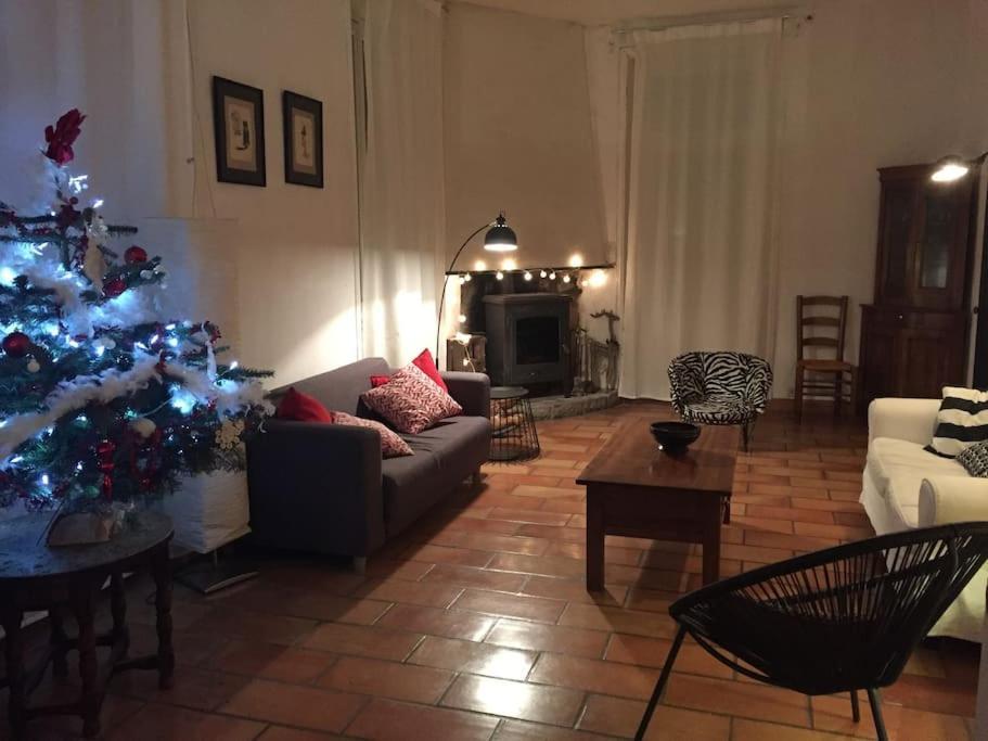 Grande Maison Familiale En Pierres Sud Ardeche Lalevade-d'Ardeche Luaran gambar